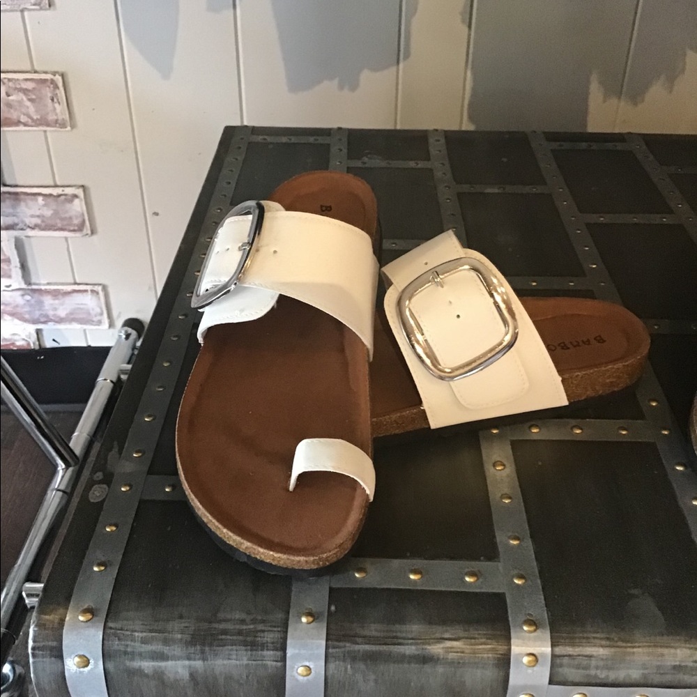 New with box Bamboo sandals